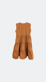 Copper Linen Dress