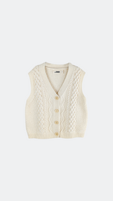 Knit Champagne Mist Vest