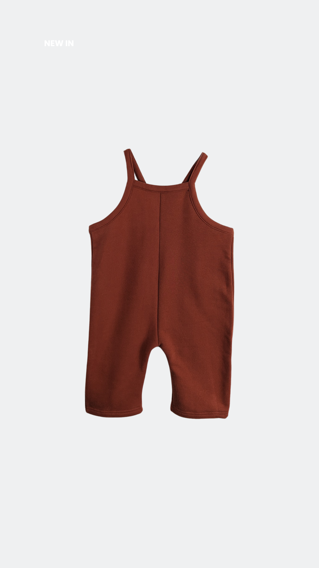 Rustic Terracotta Oversized Dungarees