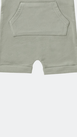 Sage Green French Terry Dungarees