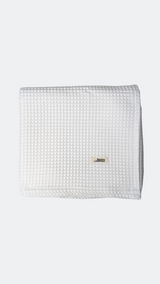 Organic Cotton Baby Blanket - White