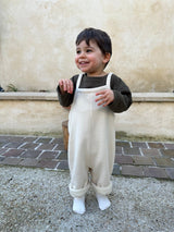 Ivory Bliss Oversized Dungarees