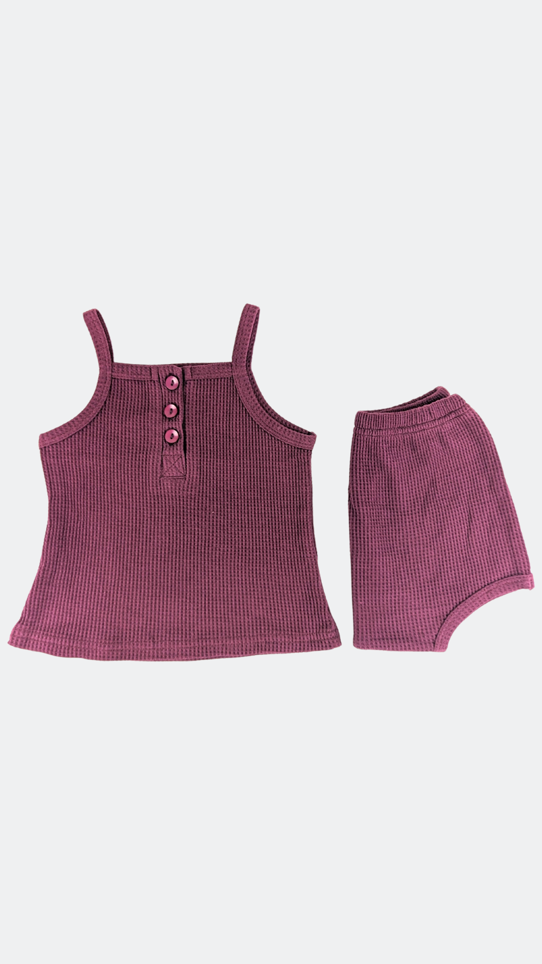 Red Waffle Pyjama Set