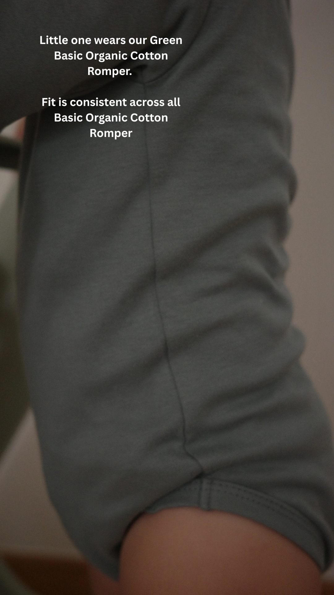 Basic Organic Cotton Romper - Taupe