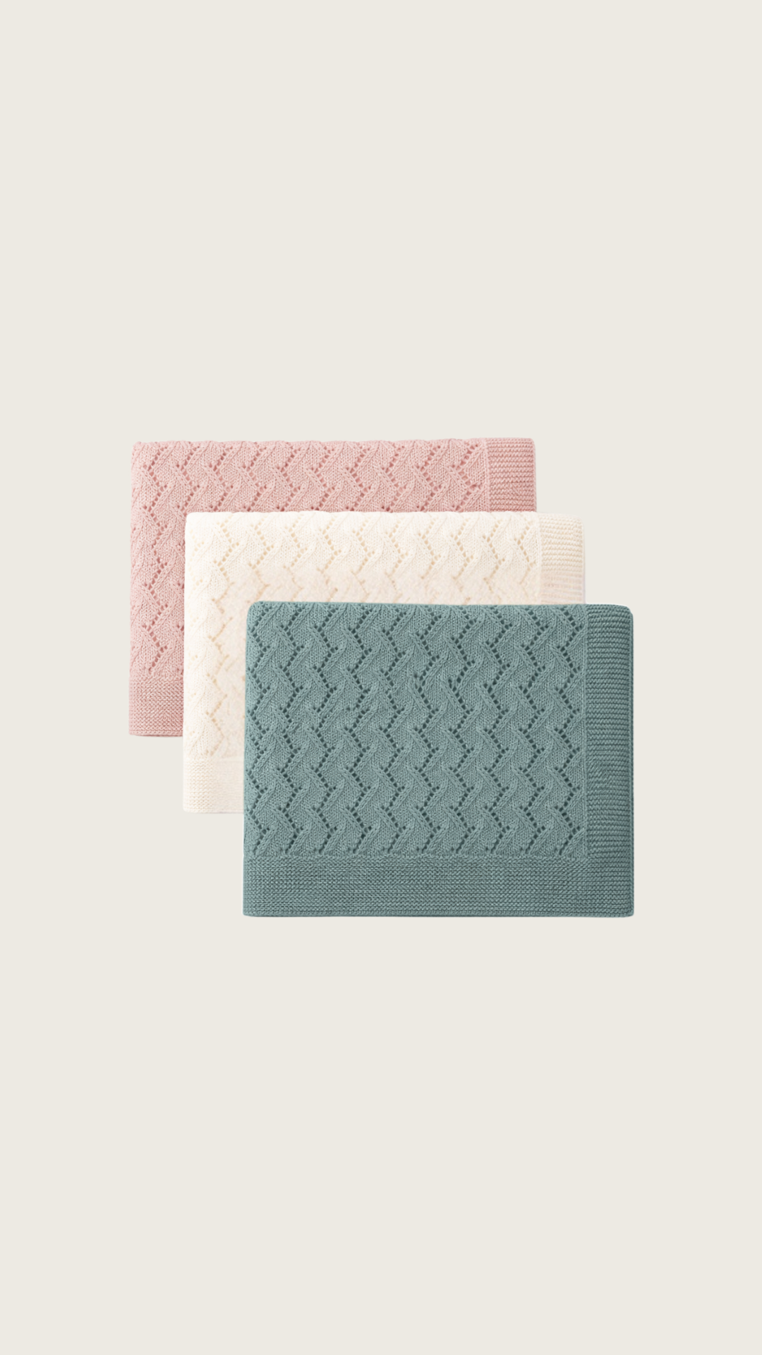 Organic Cotton Honeycomb Blankets