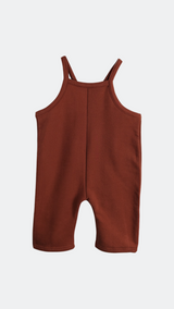 Rustic Terracotta Oversized Dungarees