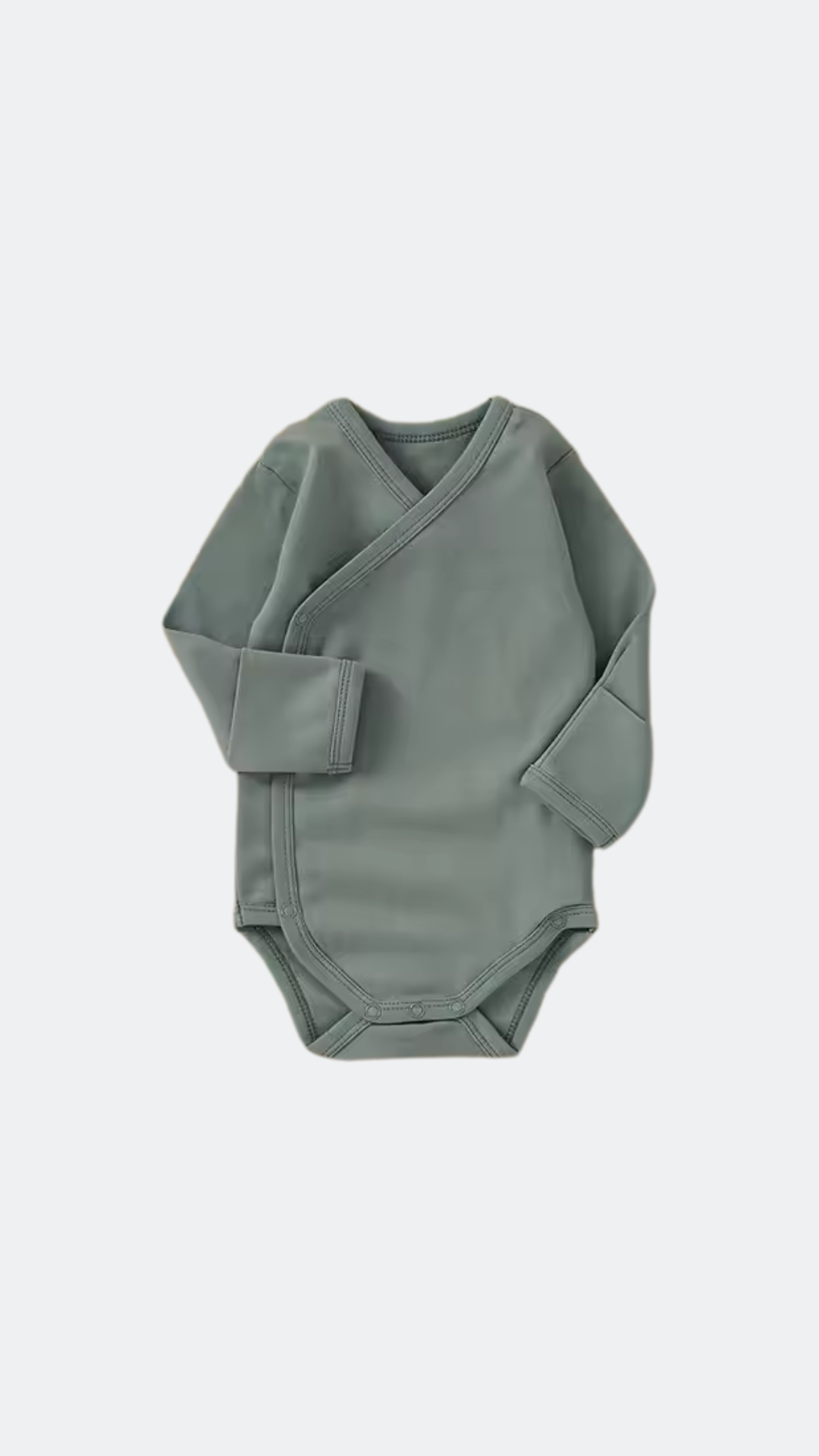 Basic Organic Cotton Romper - Green