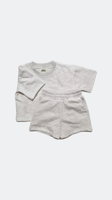 Relaxed Tracksuit Summer Set - Grey