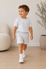 Relaxed Tracksuit Summer Set - Grey