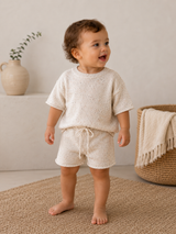 Knitted Top and Shorts Set - Dottie