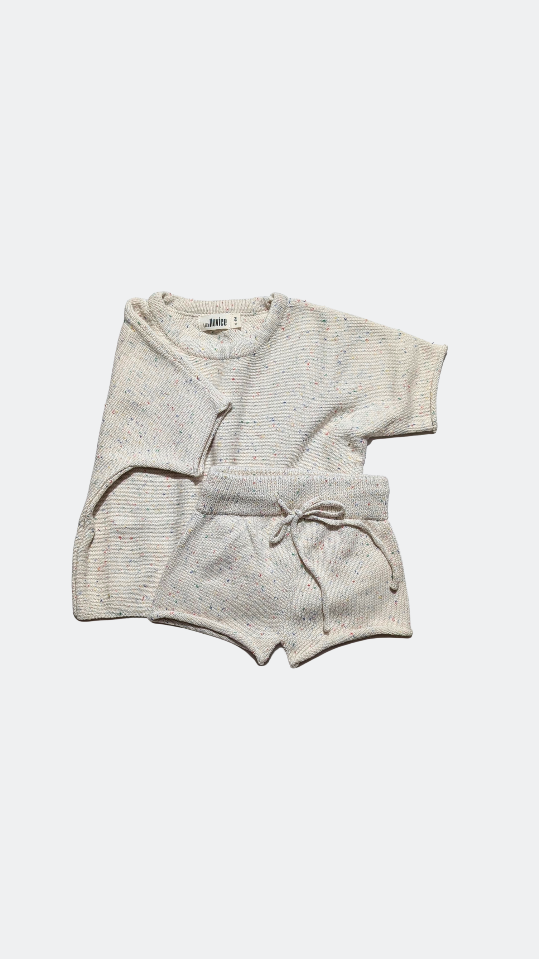 Knitted Top and Shorts Set - Dottie