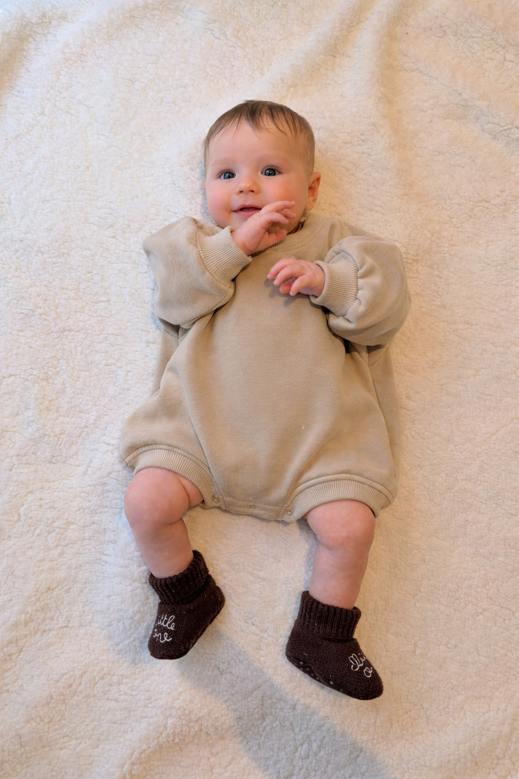 Dove Linen Terry Romper