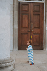Frost Cotton Candy – Oversized Striped Cozy Bodysuit