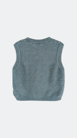 Knit Midnight Teal Vest