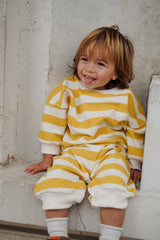 Mustard Oversized Cozy Bodysuit