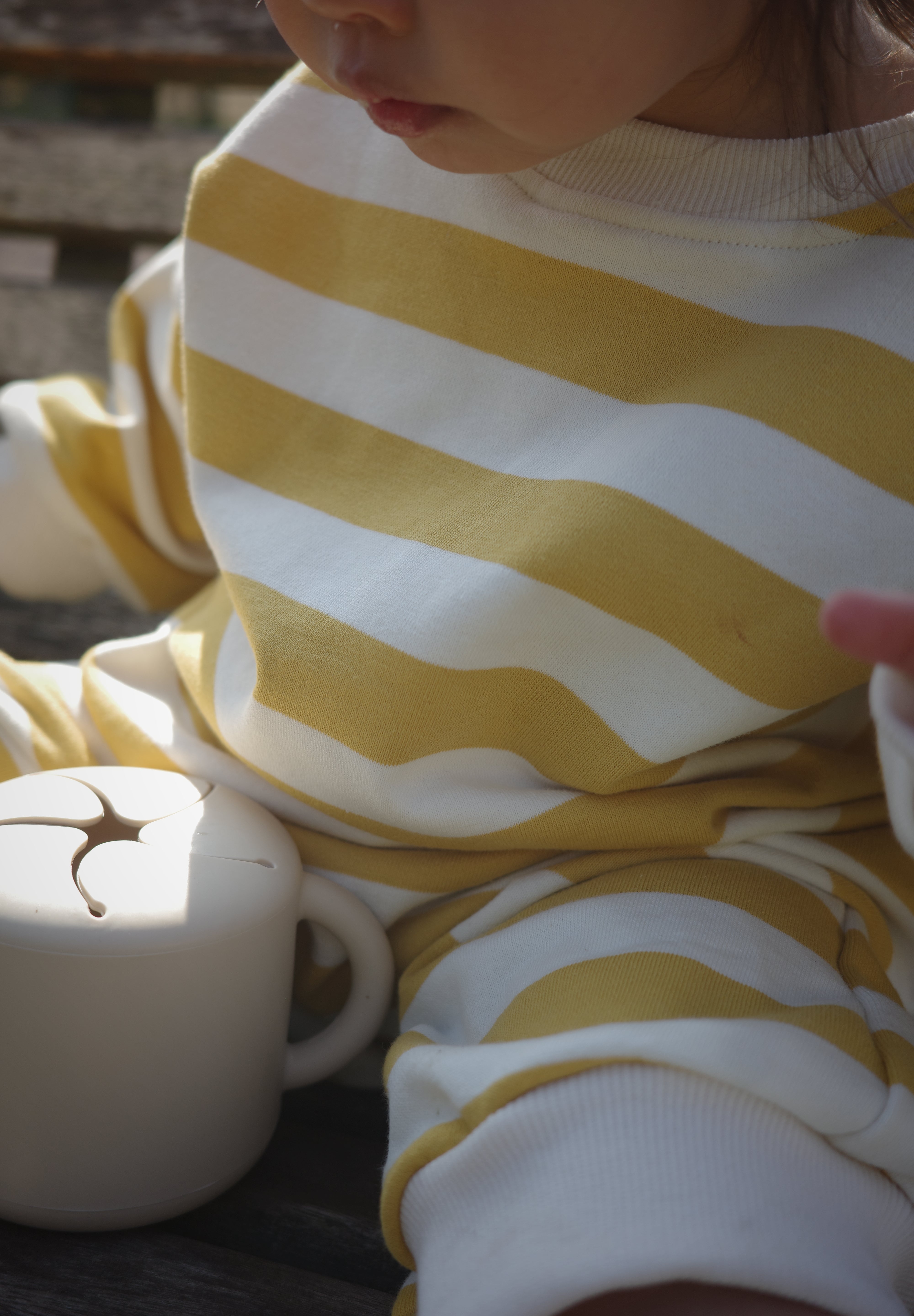 Mustard Oversized Cozy Bodysuit
