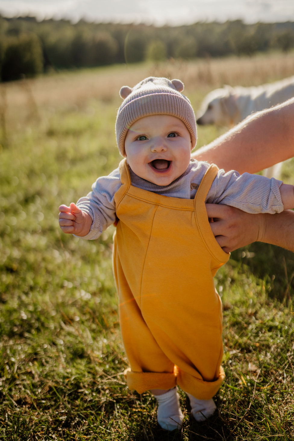 Golden Ochre Oversized Dungarees