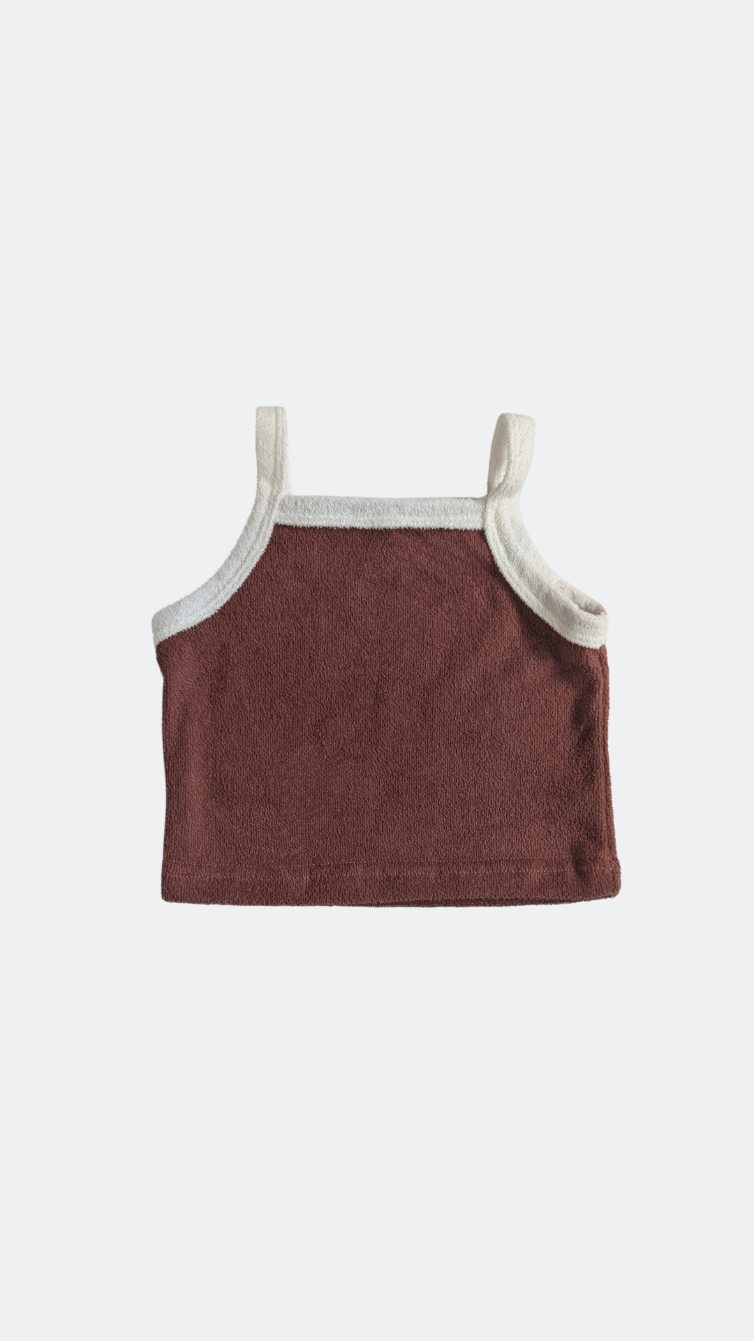 Terry Tank & Shorts Set – Brown