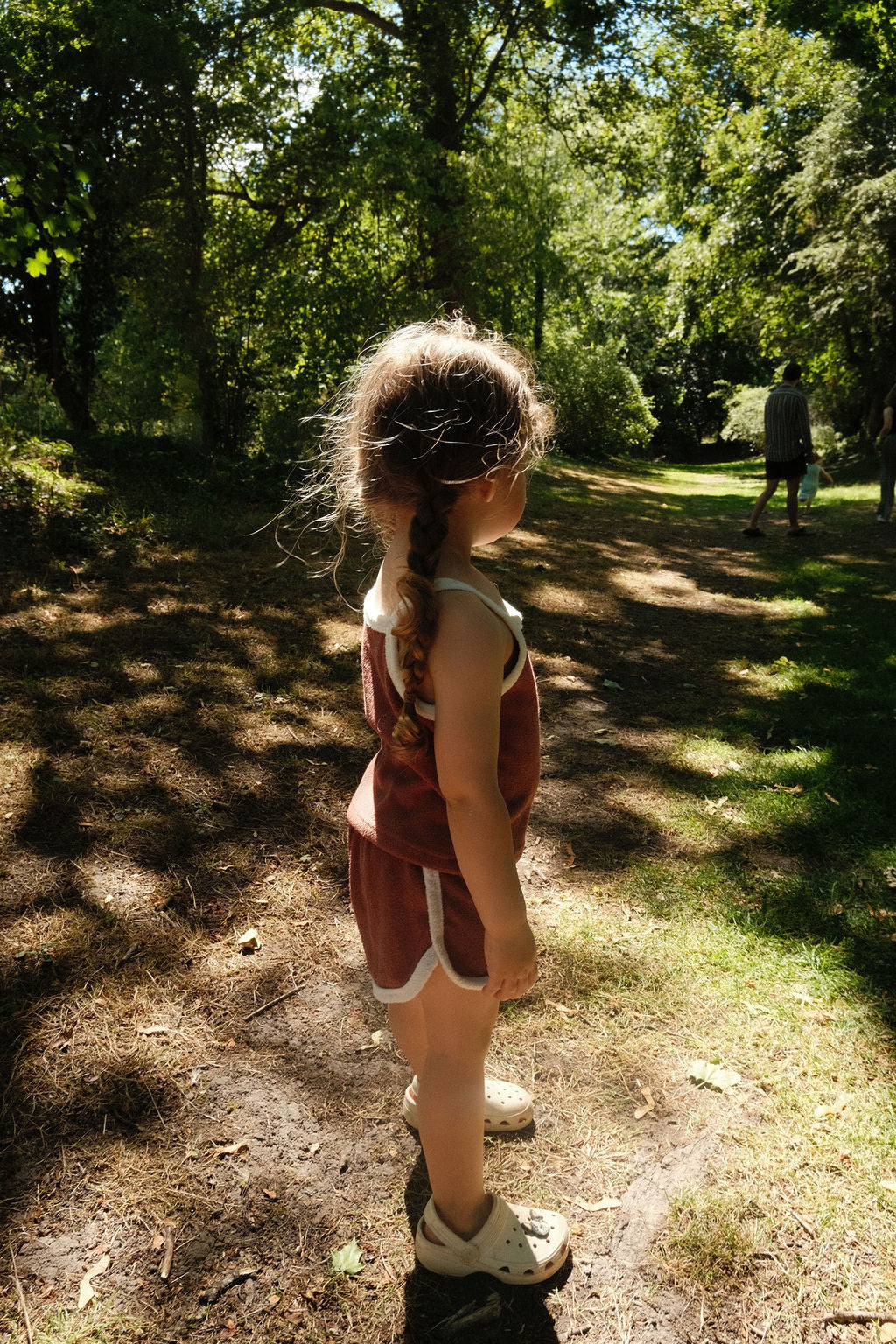 Terry Tank & Shorts Set – Brown