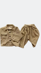 Corduroy Beige Shirt